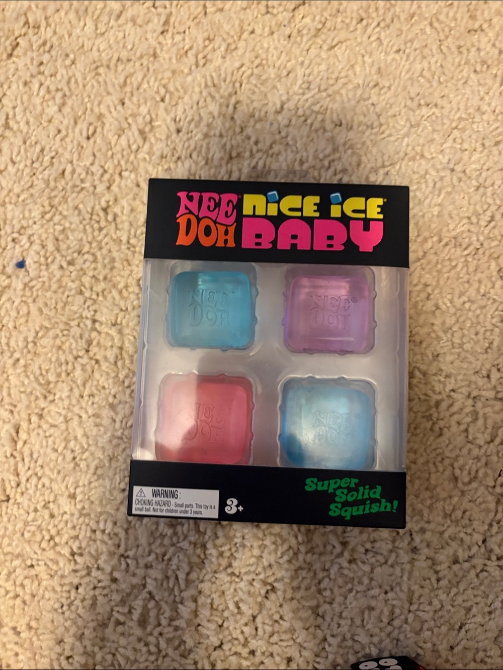 Super Solid Squish 4-Pack - Pink, Blue, Purple, Red